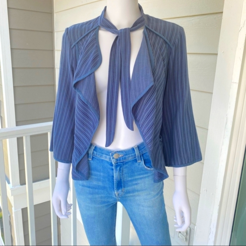 Cabi Cascade Jacket  Flare Sleeve Crop Cardigan M